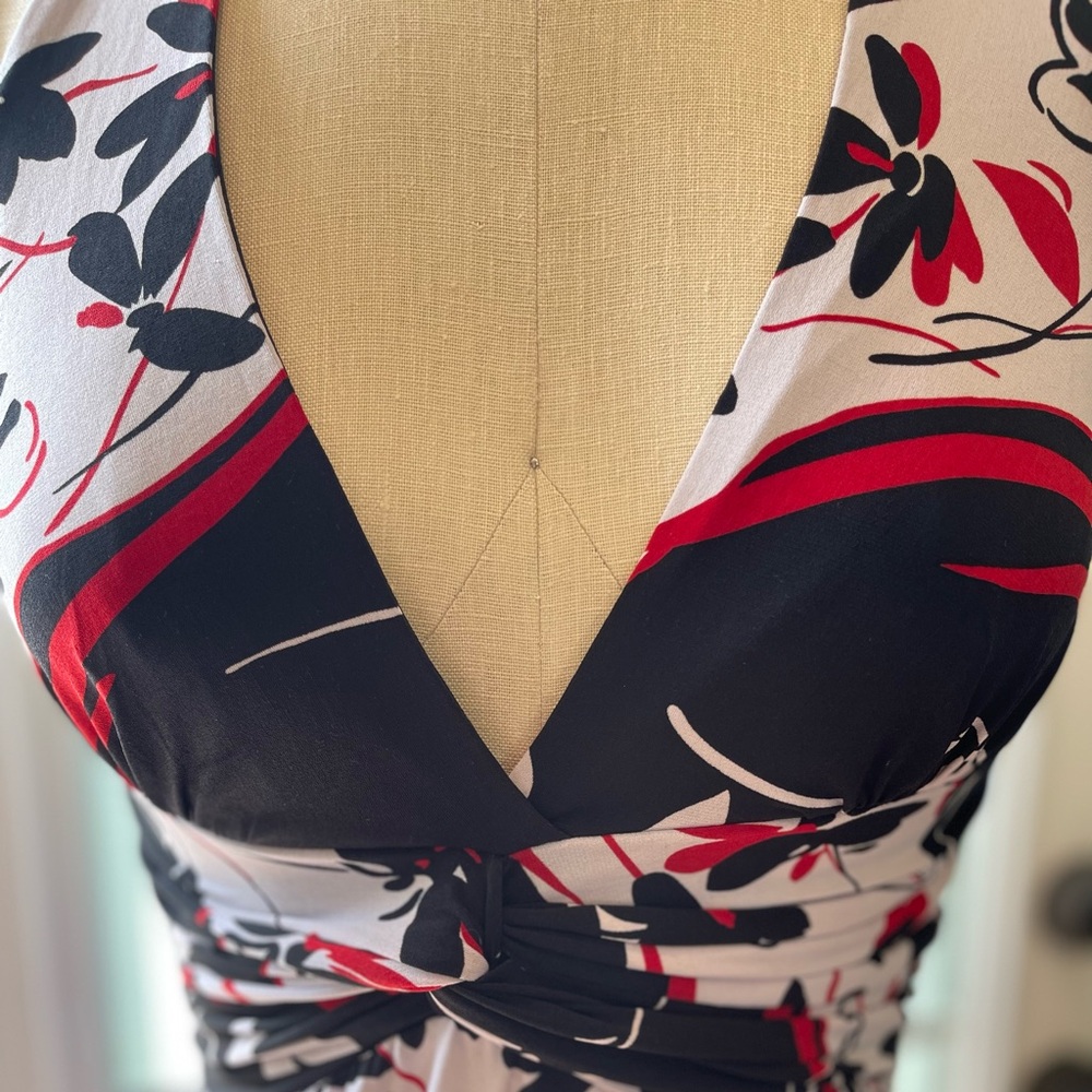 Ruby Rox Floral Halter Dress Y2K 2000s Party Summer Small - Picture 9 of 11